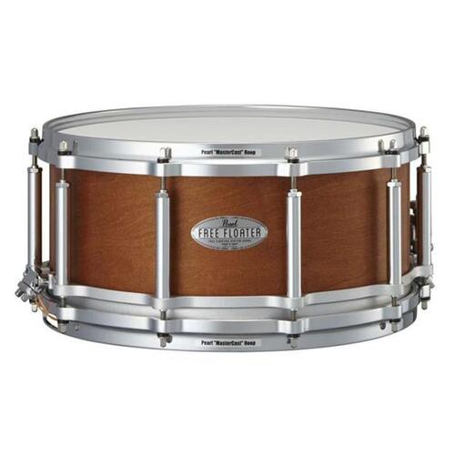PEARL Free Floating 14x6.5 Maple Mahogany Snare Drum