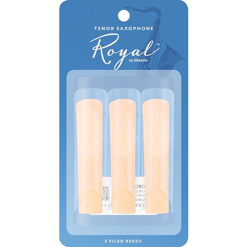 D'ADDARIO Rico Royal Tenor Saxophone Reeds - 3 pack