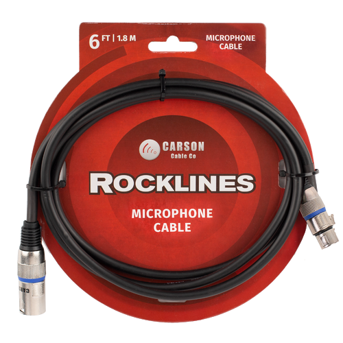 CARSON Rocklines 06ft Microphone XLR-XLR Cable