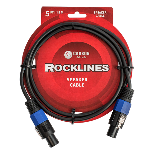 CARSON Rocklines 05Ft Speakon to Speakon Speaker Cable