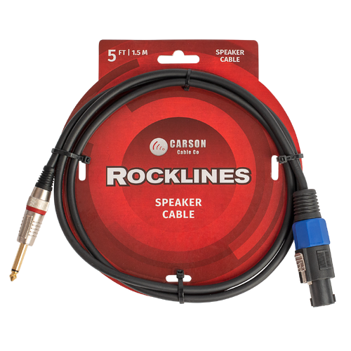 CARSON Rocklines 05Ft Speakon to Jack Speaker Cable