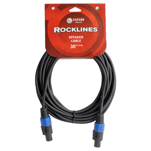 CARSON Rocklines 30Ft Speakon to Speakon Speaker Cable