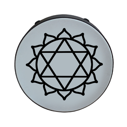 RHYTHM WAVE Bahia Frame Drum White Fiber Skin 18 Inch WF3