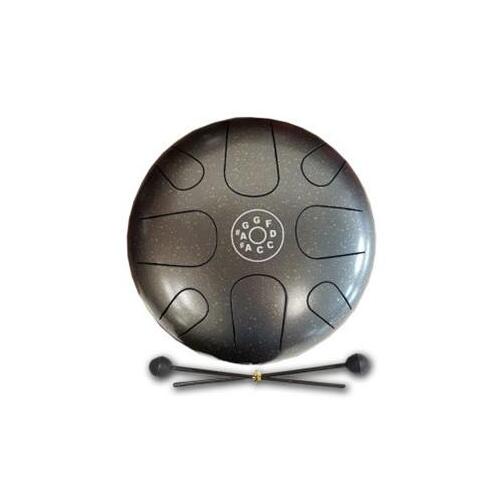 RHYTHM WAVE Metal Tongue Drum 8 Note Grey