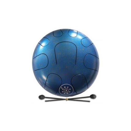 RHYTHM WAVE Metal Tongue Drum 9 Note Blue