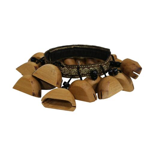 RHYTHM WAVE Wood Pod Ankle Shaker Medium