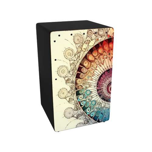 RHYTHM WAVE Cajon Regular Series Mandala 3