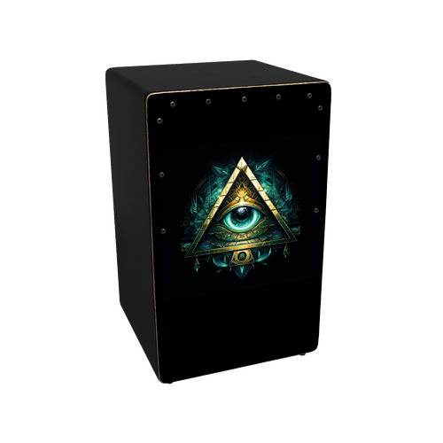 RHYTHM WAVE Cajon Regular Series Treeangle Eye