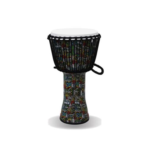 RHYTHM WAVE Djembe Roped 50cm Drum Monkey Green