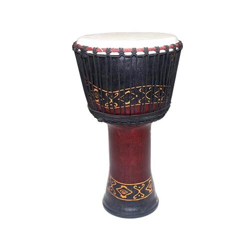 RHYTHM WAVE Djembe Roped 60cm Drum Baliku Coklat