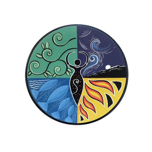 RHYTHM WAVE Shaman Frame Drum Napa Skin 16 Inch