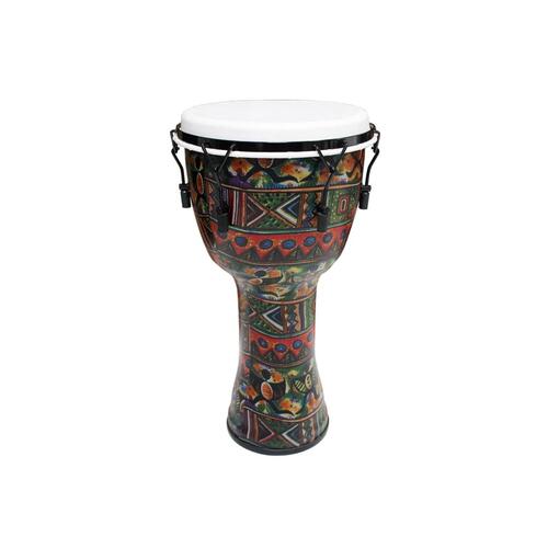 RHYTHM WAVE Djembe Tuneable 50cm Drum African Sarong