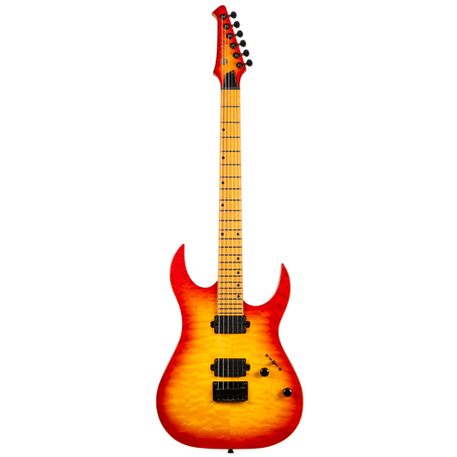 SPIRA S-500 QFB Quilted Fireburst Electric Guitar