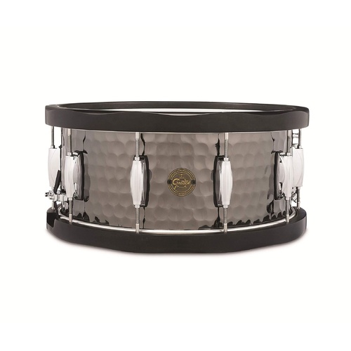 GRETSCH Full Range 14x6.5 Hammered Black Wood Hoop Steel Snare Drum