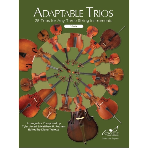 Adaptable Trios for Strings - Viola