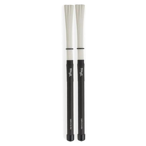 STAGG Nylon Brush with Rubber Handle SBRU10-RN
