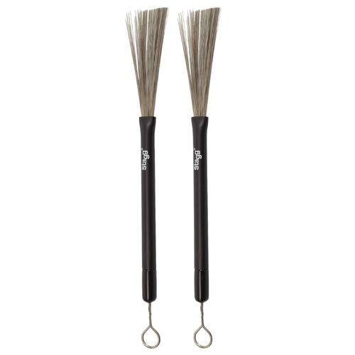 STAGG Wire Brush Retractable with Rubber Handle SBRU20-RM