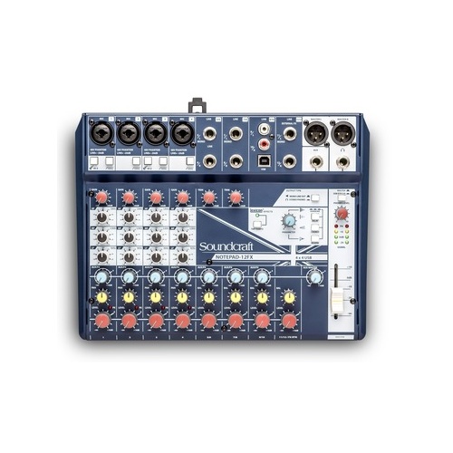 SOUNDCRAFT Notepad 12 Channel Mixing Console