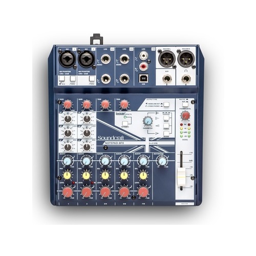 SOUNDCRAFT Notepad 8 Channel Mixing Console