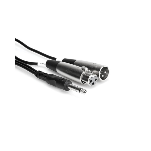 HOSA TECHNOLOGY 1/4 in TRS to XLR3M and XLR3F Insert Cable (4m)