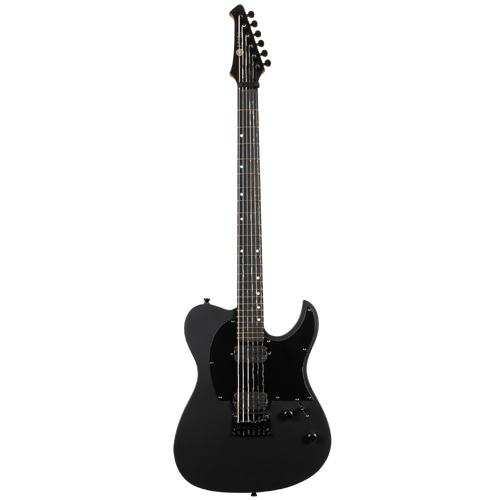 SPIRA T-400 MBK-BAR Baritone Metallic Satin Black Electric Guitar