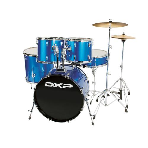 DXP Student 5 Pce Rock Drum Kit Metallic Blue