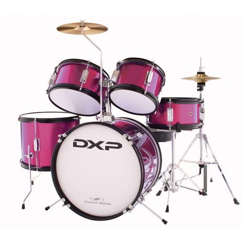 DXP Junior 5pce Drum Kit Metallic Pink TXJ5