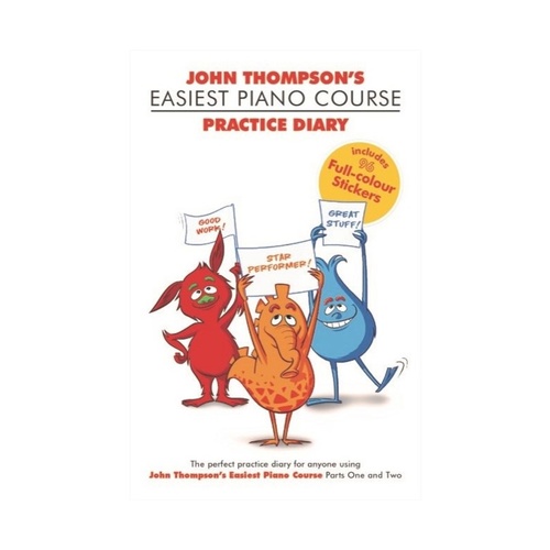John Thompson's Easiest Piano Course - Practice Diary